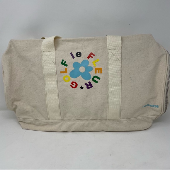 New Converse x Golf Wang Golf Le Fleur Duffle Bag 10007570-A01 Tyler the Creator - Picture 3 of 9